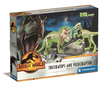 Valeociraptor + triceratops Jurassic World