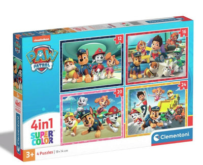 4IN1 PUZZLE PAW PATROL
