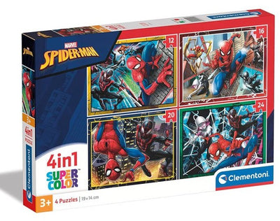 4IN1 PUZZLE SPIDERMAN