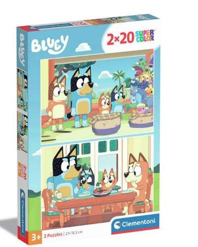 PUZZLE 2X20 BLUEY