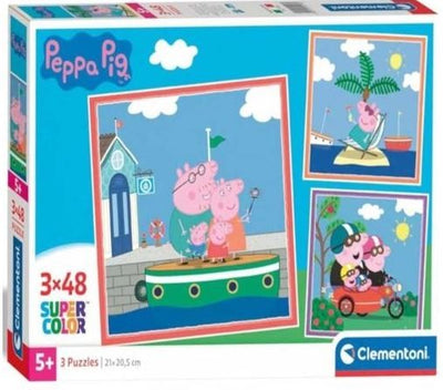 PUZZLE 3X48 SQUARE PEPPA PIG