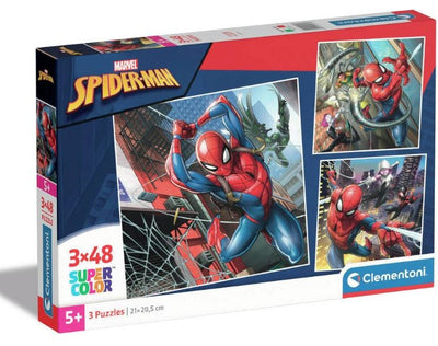 PUZZLE 3X48 SQUARE MARVEL SPIDERMAN