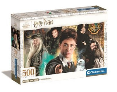 PUZZLE 500 PIEZAS HARRY POTTER COMPACT BOX