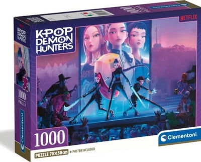 PUZZLE 1000 PIEZAS KPOP DEMON HUNTERS COMPACT