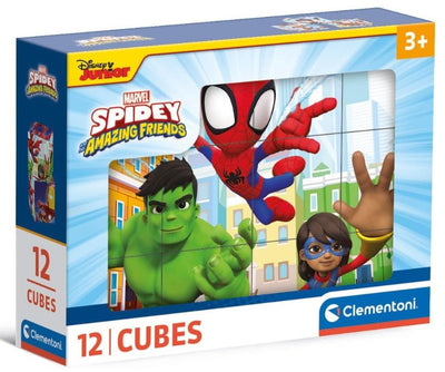 PUZZLE CUBO 12 PIEZAS - SPIDEY AND HIS AMAZING FRIENDS