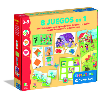8 Juegos en 1 EDUCATION CLEMENTONI