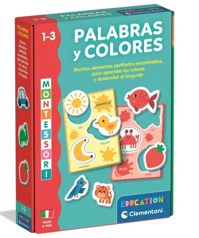Montessori - Palabras y colores