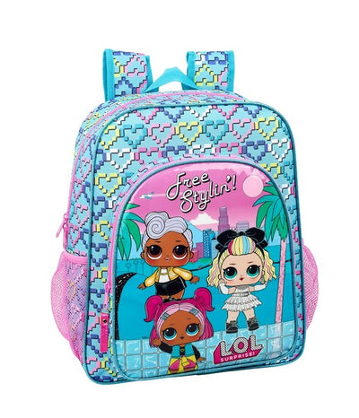 MOCHILA JUNIOR ADAPT.CARRO LOL SURPRISE