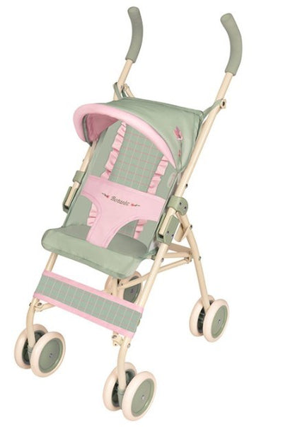 Silla de muñeca GRANDE CON CAPOTA - para muñecas de hasta 52 cm.