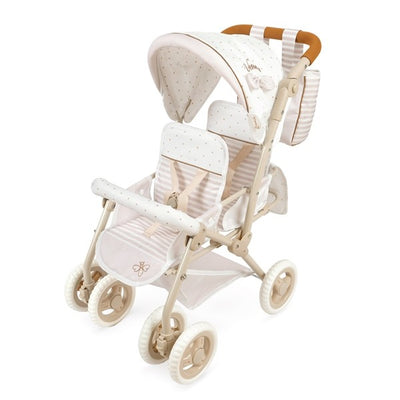 Silla gemelar plegable  para muñecas de hasta 52 cm.