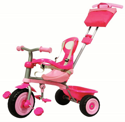TRICICLO DIRIGIBLE ROSA
