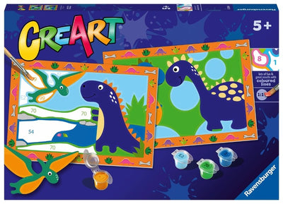 CreArt Serie Junior: 2 x Dinosaurios