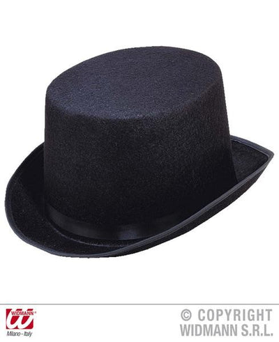 "SOMBRERO COPA GRANDE NEGRO" DE FIELTRO