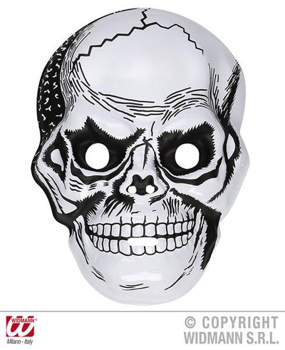 MÁSCARA CALAVERA DE PLÁSTICO