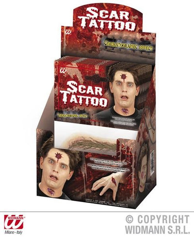 TATUAJES EXP.(CICATRICES,HERIDAS,ETC.)SDOS.12M