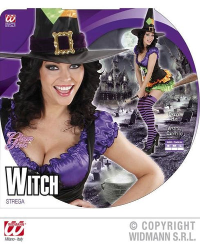BRUJA SEXY (VESTIDO, SOMBRERO)