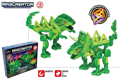 MAGCREATOR - DINO KIT 2 EN 1