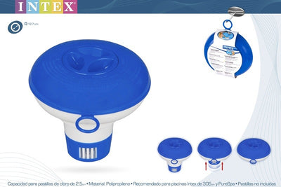 DISPENSADOR QUIMICO PISCINAS 13 CM,