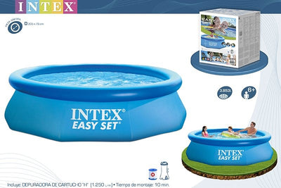 PISCINA EASY SET 305X76CM C/DEPURADORA 1250 L/H