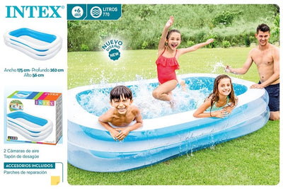 PISCINA HINCHABLE 262X175X56CM -749 L-