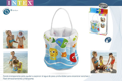 CUBO PLAYA HINCHABLE D19X19 CM / EDAD 3+