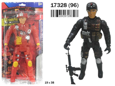 BLISTER FIGURAS ACC POLICIA-BOMBEROS
