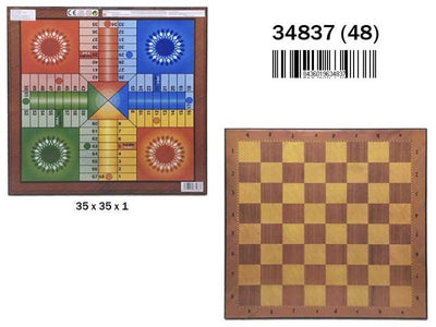 TABLERO PARCHIS AJEDREZ