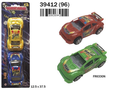 BLISTER 2 COCHES FRICCION