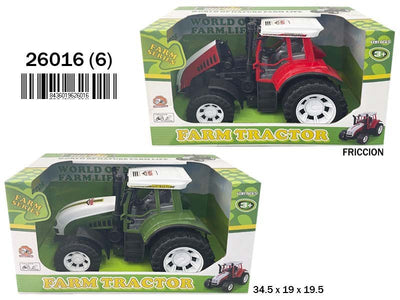 TRACTOR FRICCION GRANDE 2 COLORES