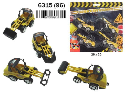 BLISTER 4 VEHICULOS CONSTRUCCION