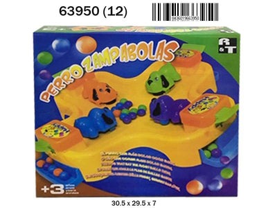 CAJA JUEGO PERRO TRAGABOLAS
