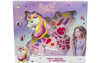 CAJA MAQUILLAJE UNICORNIO 3 PISOS