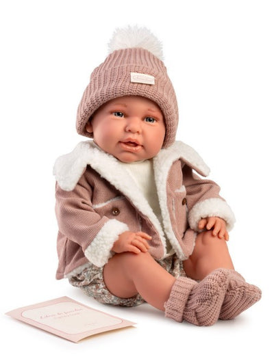 Mi primer Reborn Daniela chaqueta borreguito