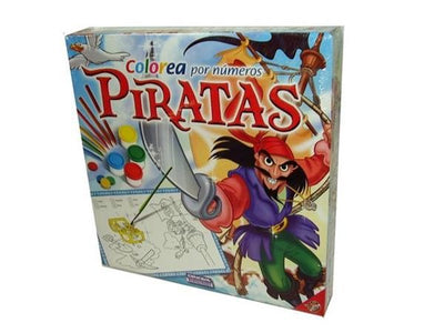 *PIRATAS COLOREA POR NUMEROS