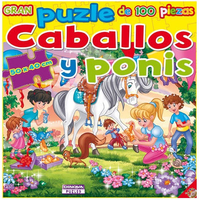 PUZZLE 100 PZAS.CABALLOS Y PONIS