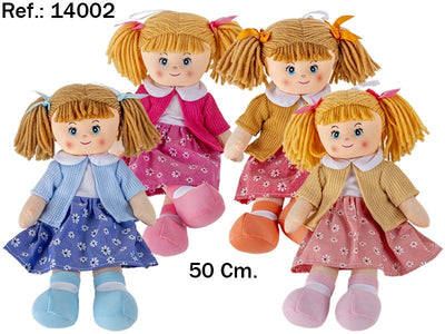 MUÑECA SOL 4 SURT. 50CM.