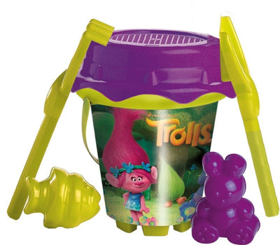 CUBO CASTILLO TROLLS + MOLDES SURTIDO NEW