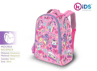 MOCHILA NEOPRENO 36CM CUPCAKE