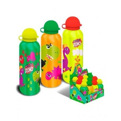 CANTIMPLORA ALUMINIO 500ML CRAZY DINO (UNIDAD)