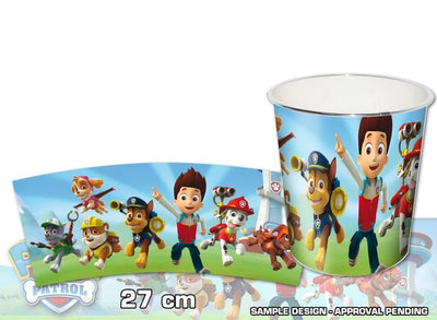 PAPELERA PAW PATROL