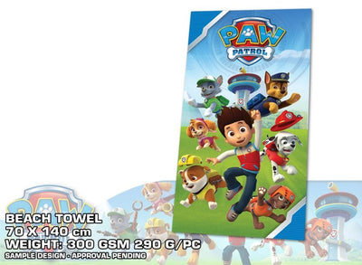 TOALLA PATRULLA CANINA ALGODON 70X140MM