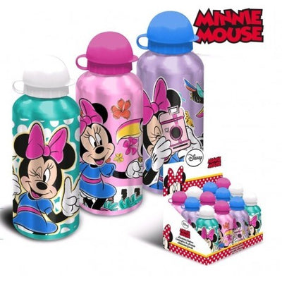 3 DISEÑOS CANTIMPLORAS DE ALUMINIO MINNIE 500ML (UNIDAD)