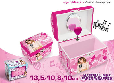 JOYERO MUSICAL COFRE VIOLETTA 2014