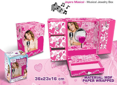 JOYERO MUSICAL ARMARIO VIOLETTA