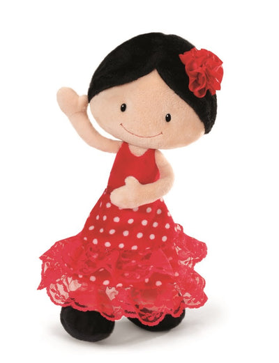 FLAMENCA DE PELUCHE MINICARMEN 30CM