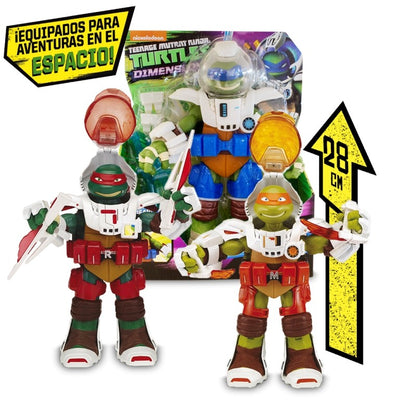 TMNT DIMENSION X - FIGURAS 28CM SURT. 3 MODELOS