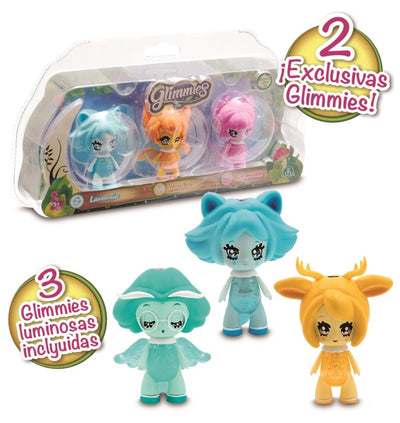 GLIMMIES - BLISTER 3 GLIMMIES 6CM