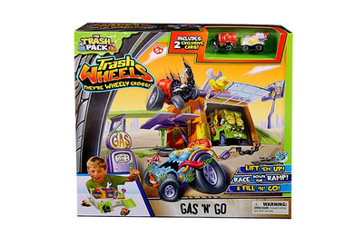 TRASH WHEELS-PLAYSETS SURTIDOS+2 VEHICULOS