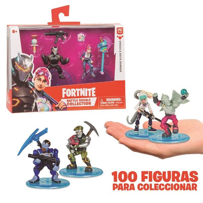 FORTNITE - BLISTER DUO - 2 FIGURAS 7CM + 1 ACCESORIO ESCONDI