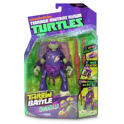 TMNT - SURT. FIGURAS "BATTLE & THROW"